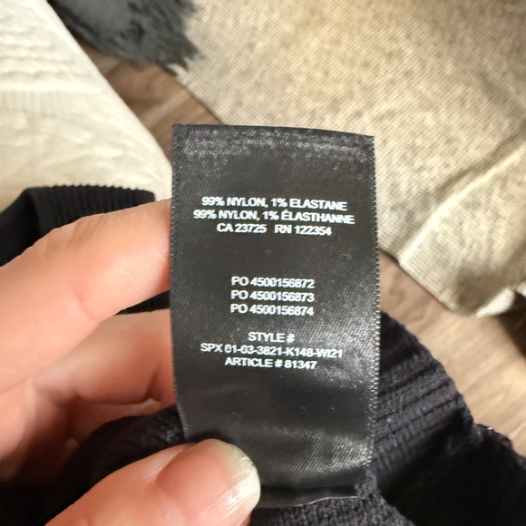 Aritzia | Babaton | Size S | Sculpt Knit Racer Cropped Tank in Black - Picture 9 of 9